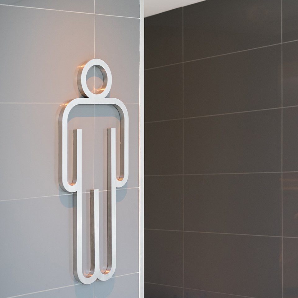 men's bathroom sign